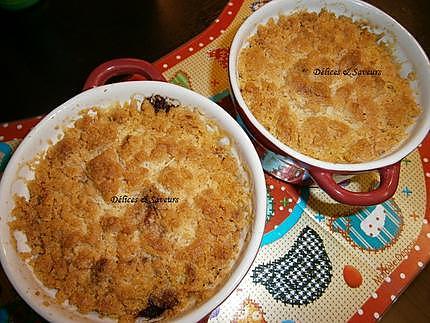 recette Crumble de courgettes au parmesan