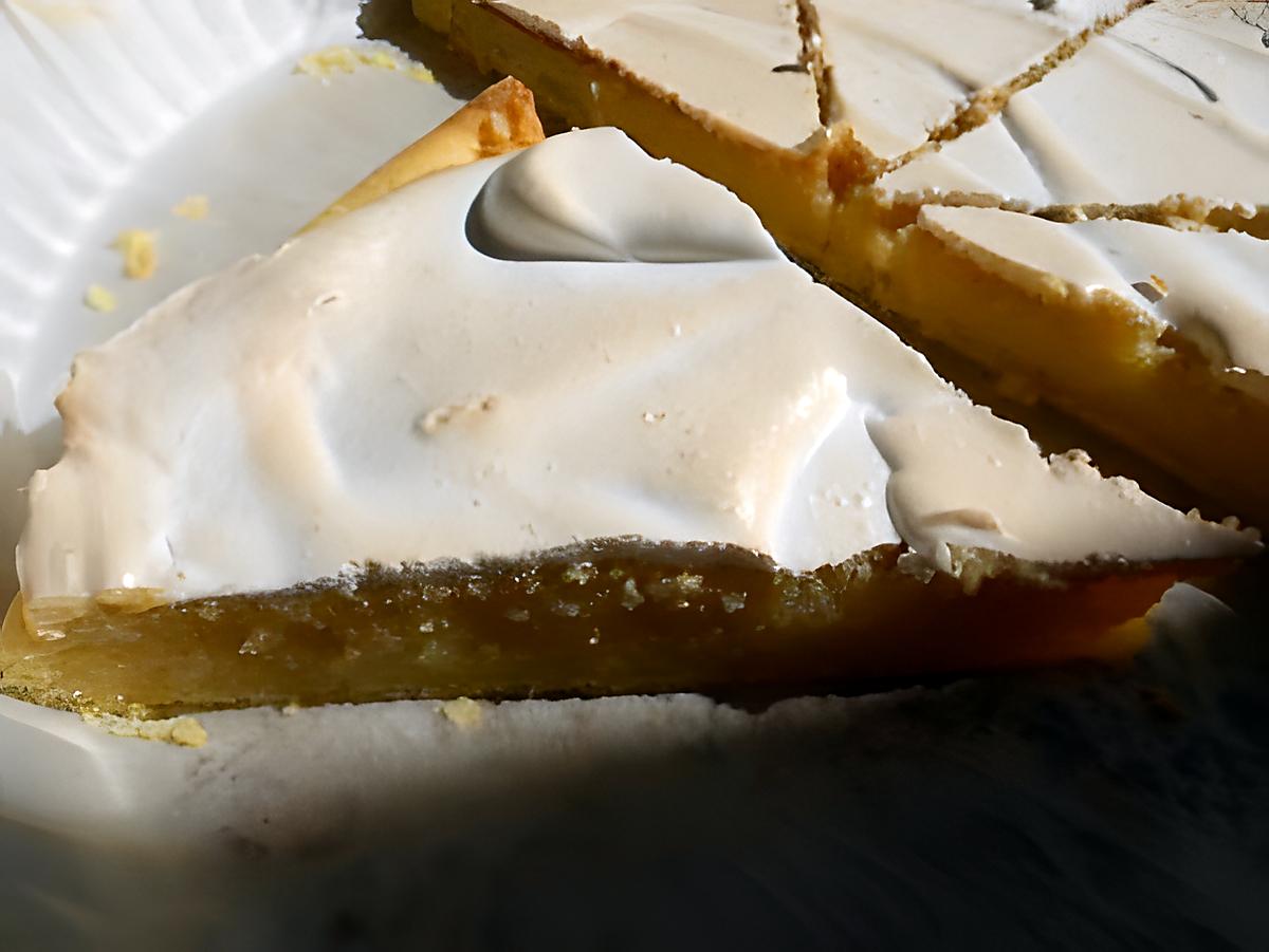 recette Tarte au citron meringuée