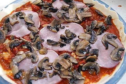 recette La pizza  "mamyloula"