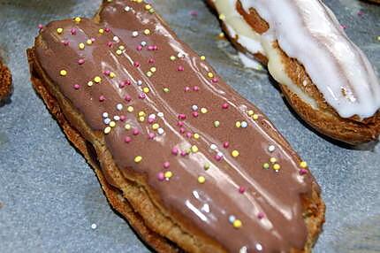 recette Choux et éclairs (garniture, crème, glaçage, chantilly, caramel, pièce montée....)