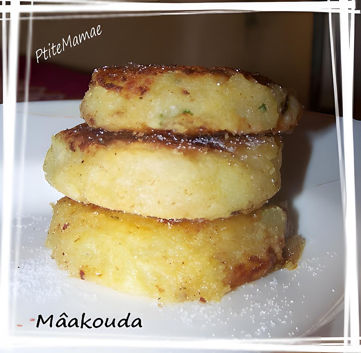recette Galettes de pommes de terre " Mâakouda batata "