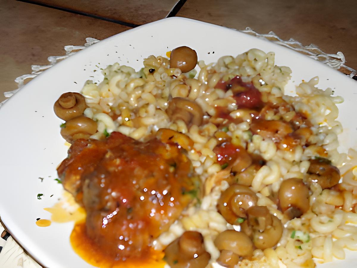 recette poulet sauce chasseur