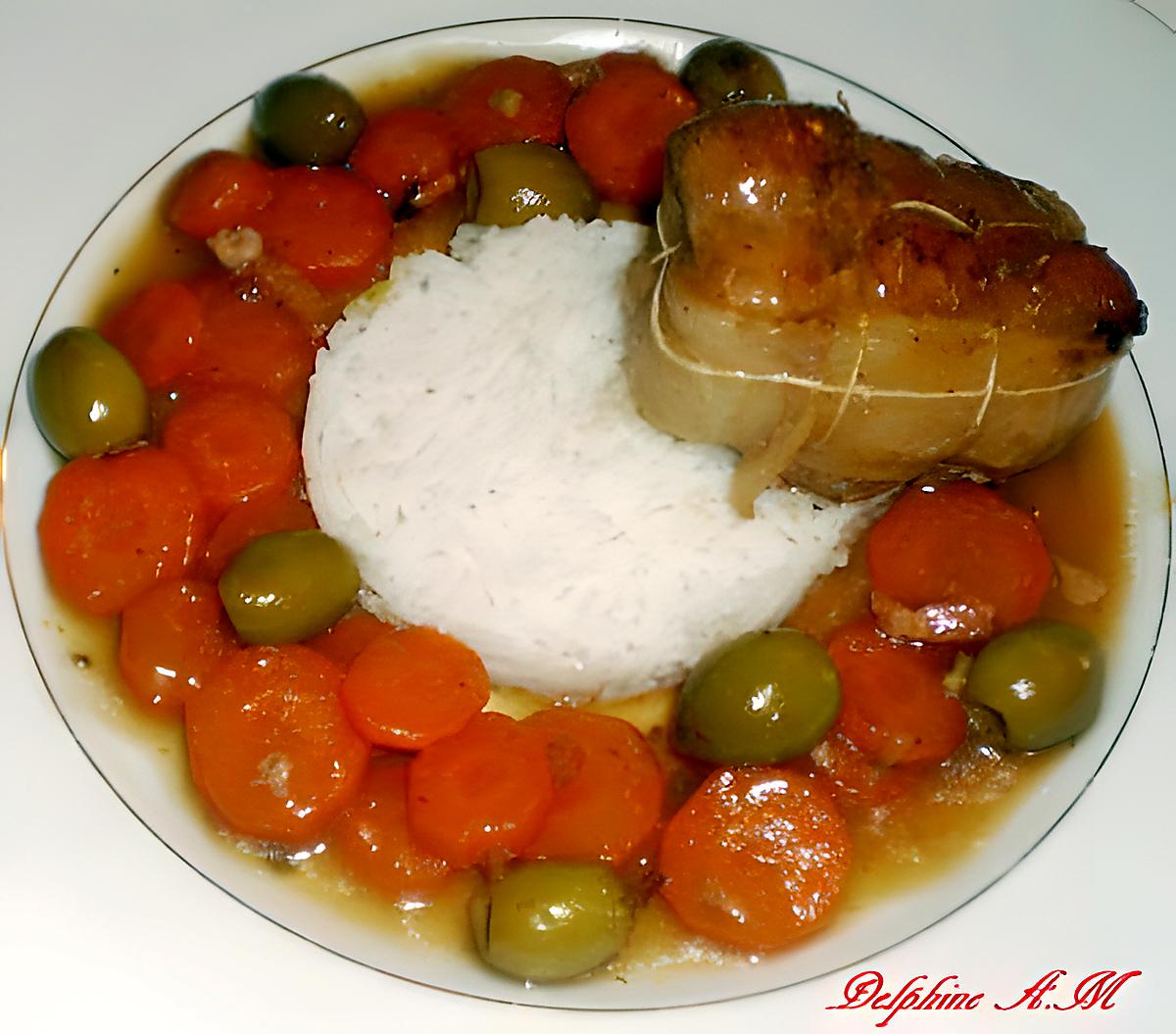 recette paupiettes de veau aux carottes et aux olives
