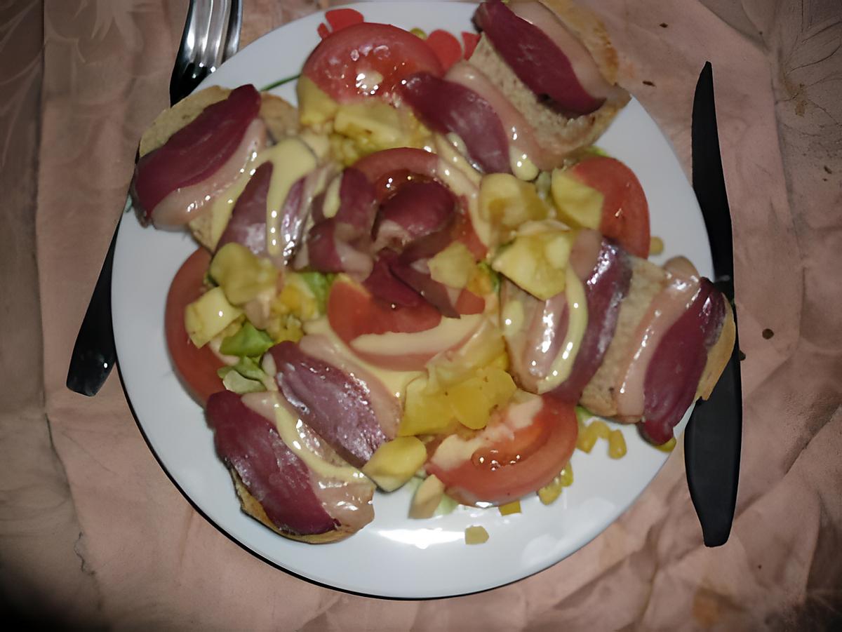 recette Salade complete landaise idéal diabetique