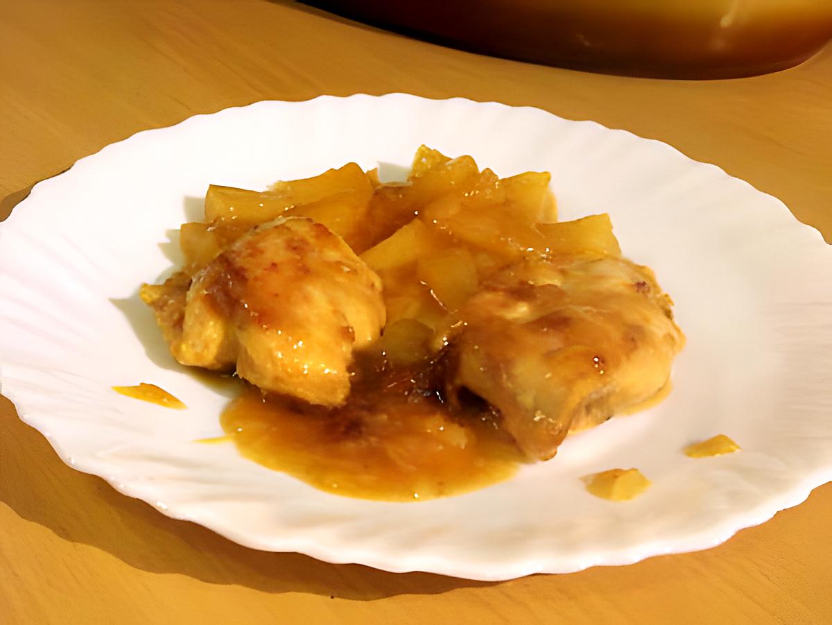 recette poulet à l'ananas