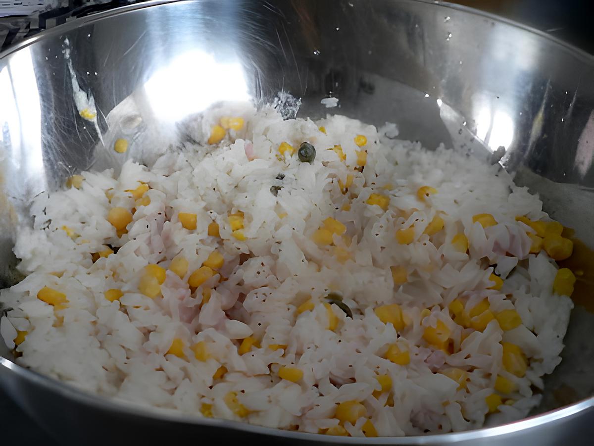 recette Salade de riz et de thon