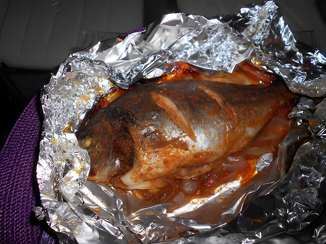 Recette de Daurade en papillote