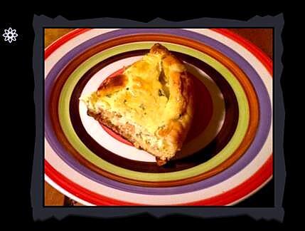 recette Tarte Saumon Boursin ( la boule de bernède )