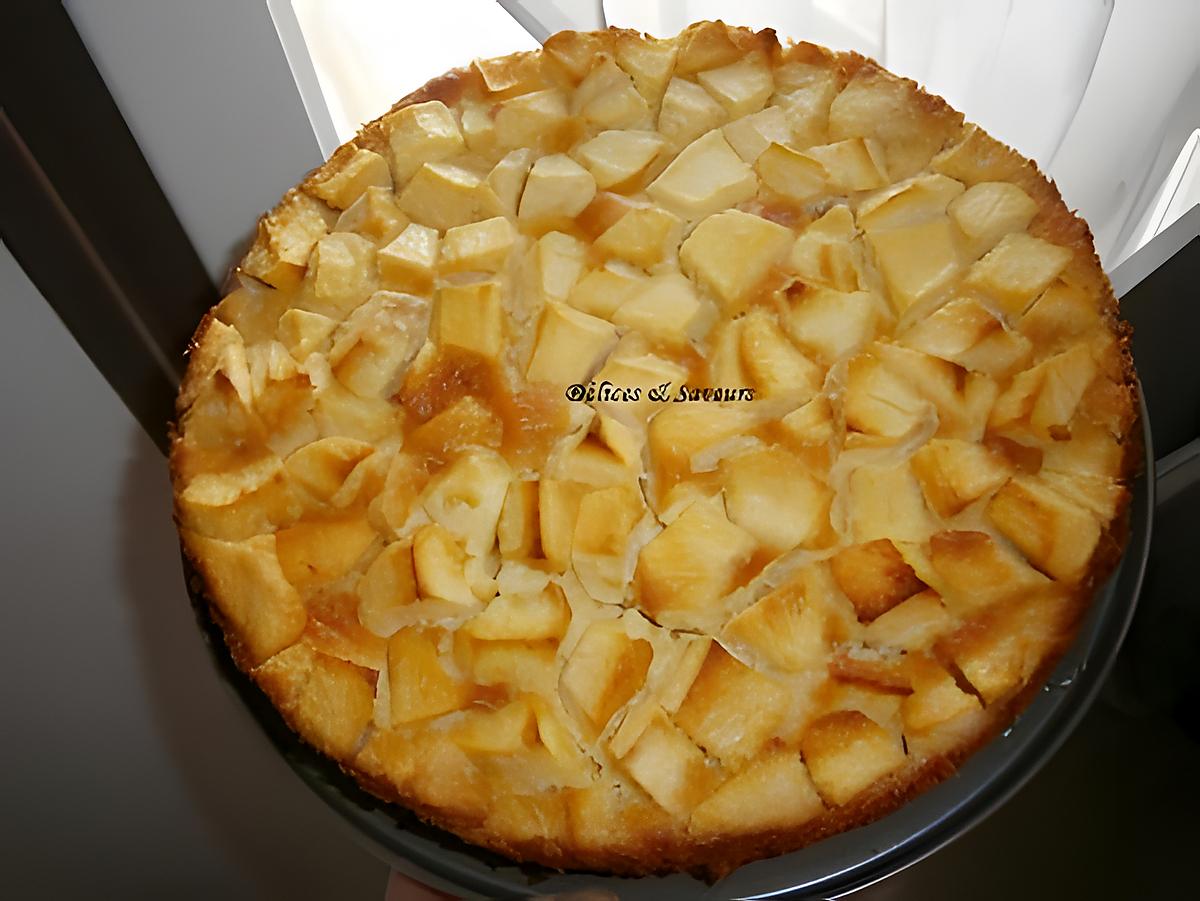 recette Clafoutis aux pommes et à la poudre d'amandes