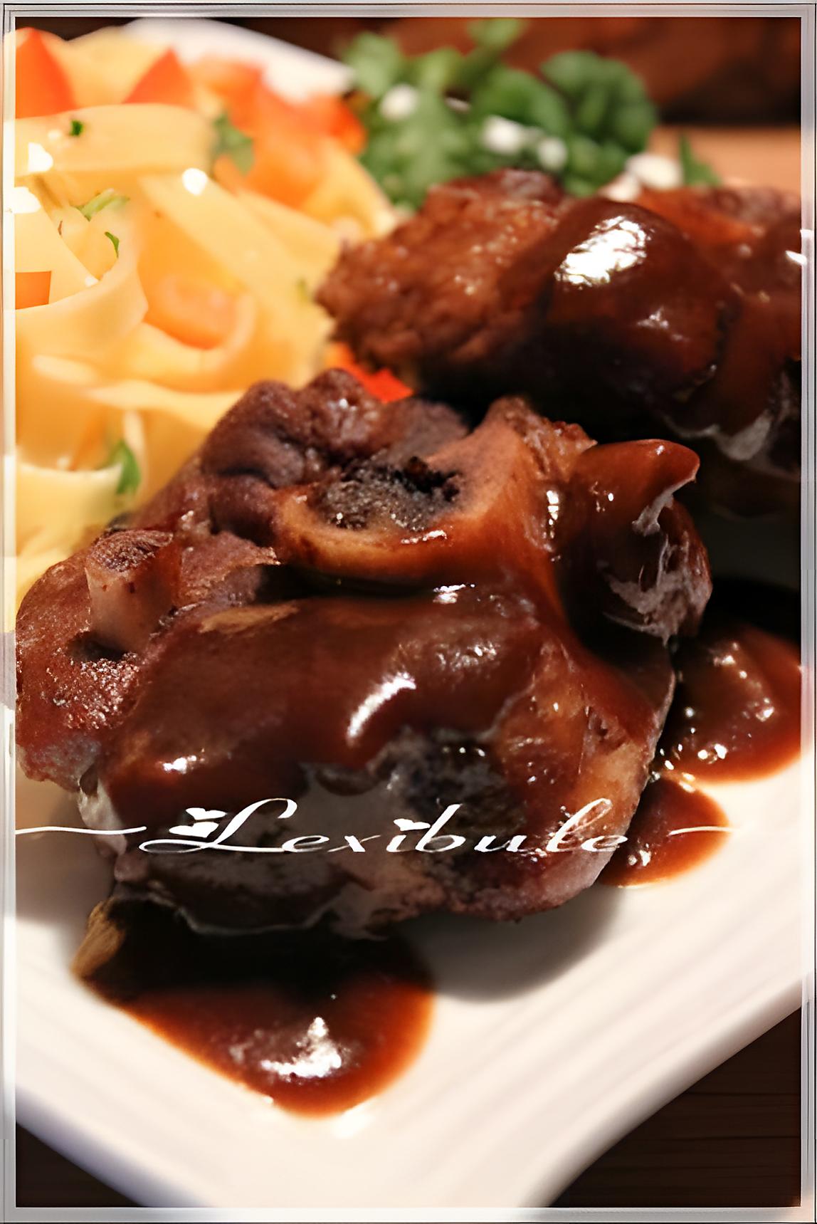 recette ~Osso Buco, sauce à la cassonade et au balsamique~