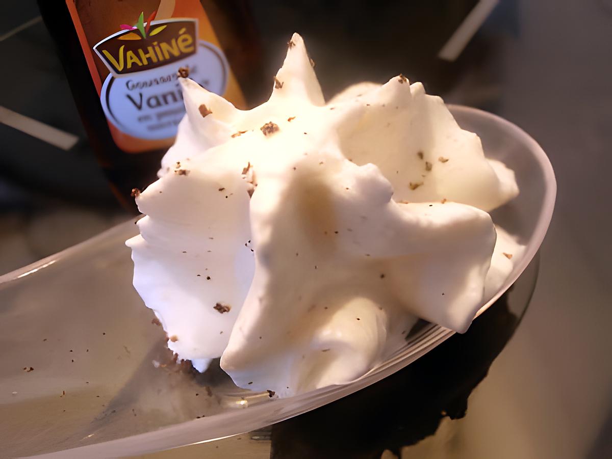 recette crème fouettée à la vanille