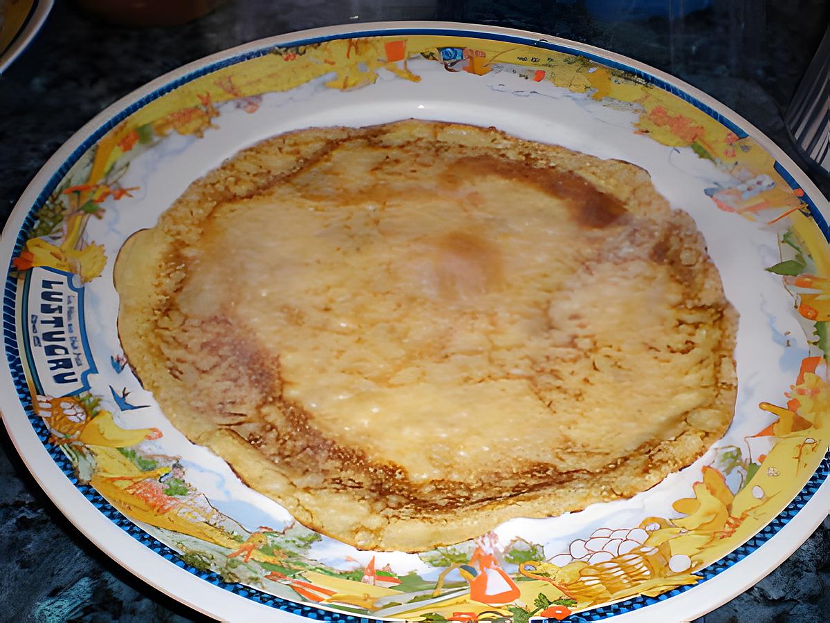 recette Crêpes à l'eau de pain