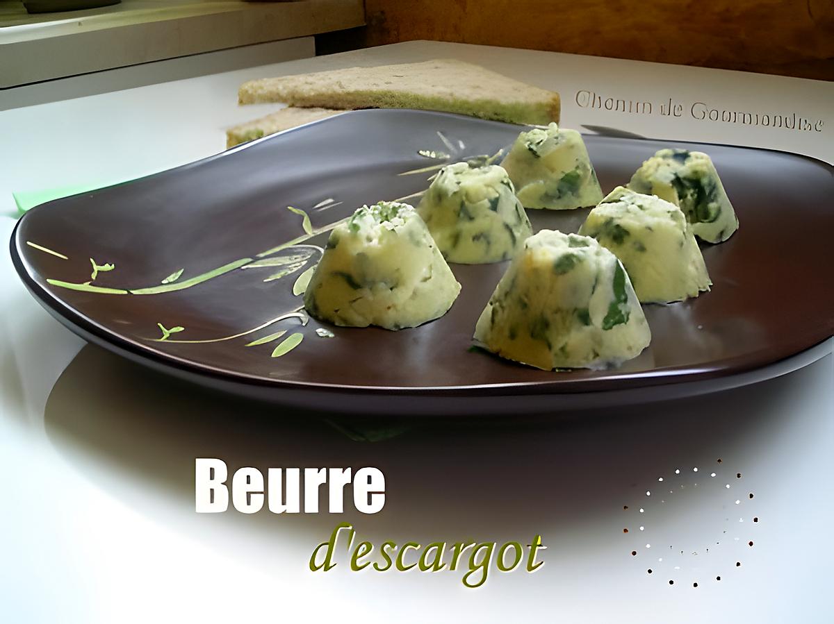 recette Beurre d'escargot