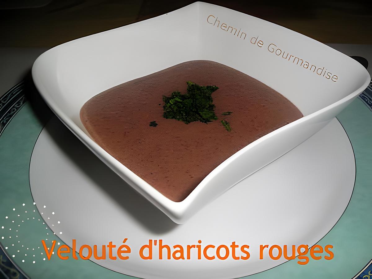 recette Velouté d'haricots rouges