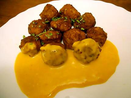 recette BOULETTES DE VIANDE A LA GRECQUE SAUCE CITRON