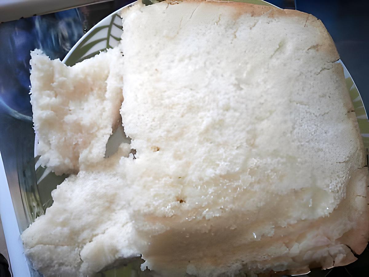 recette gâteau de riz blanc au lait de coco ou galette... Gâteau de Mayotte