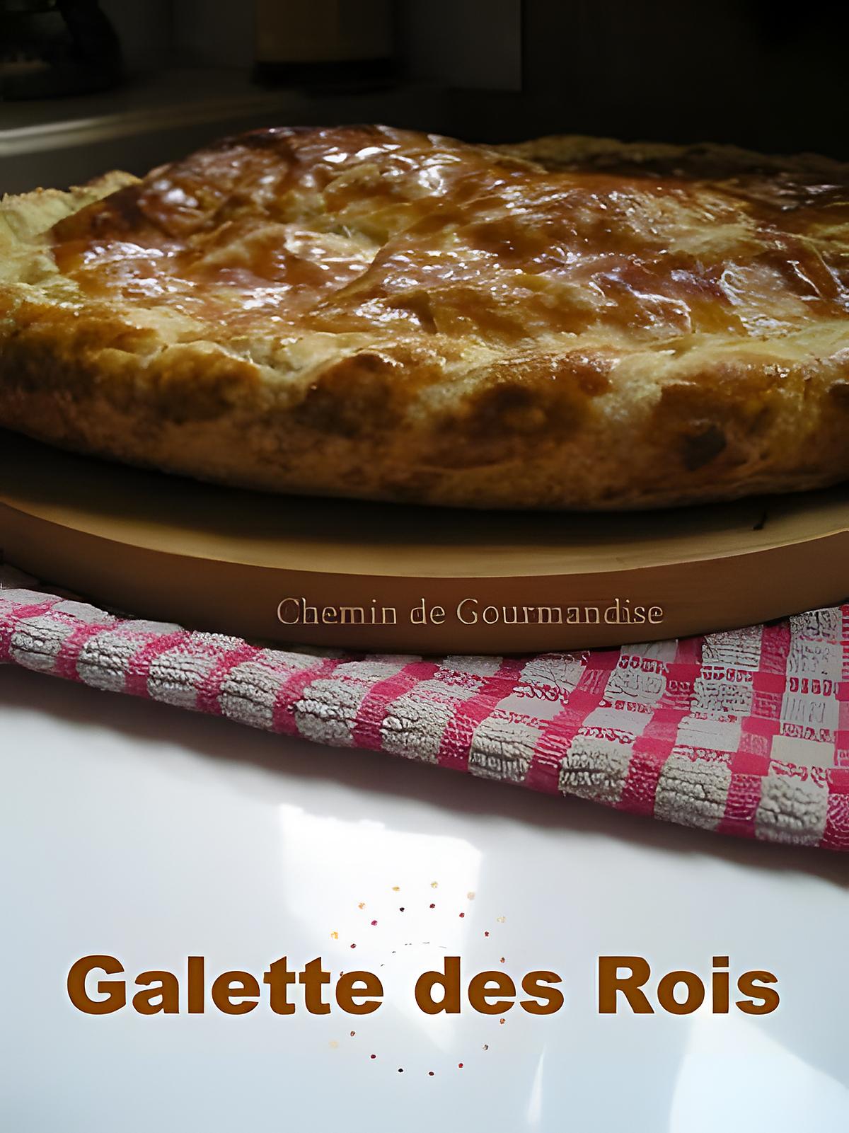 recette Galette des Rois à l'orange