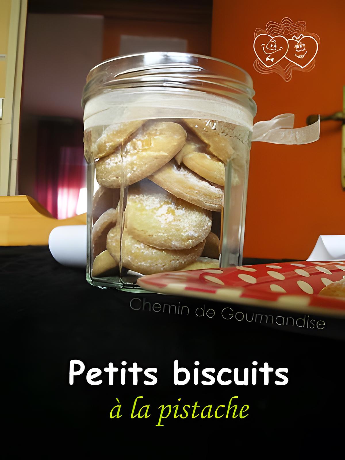recette Biscuits à la pistache {St Valentin}