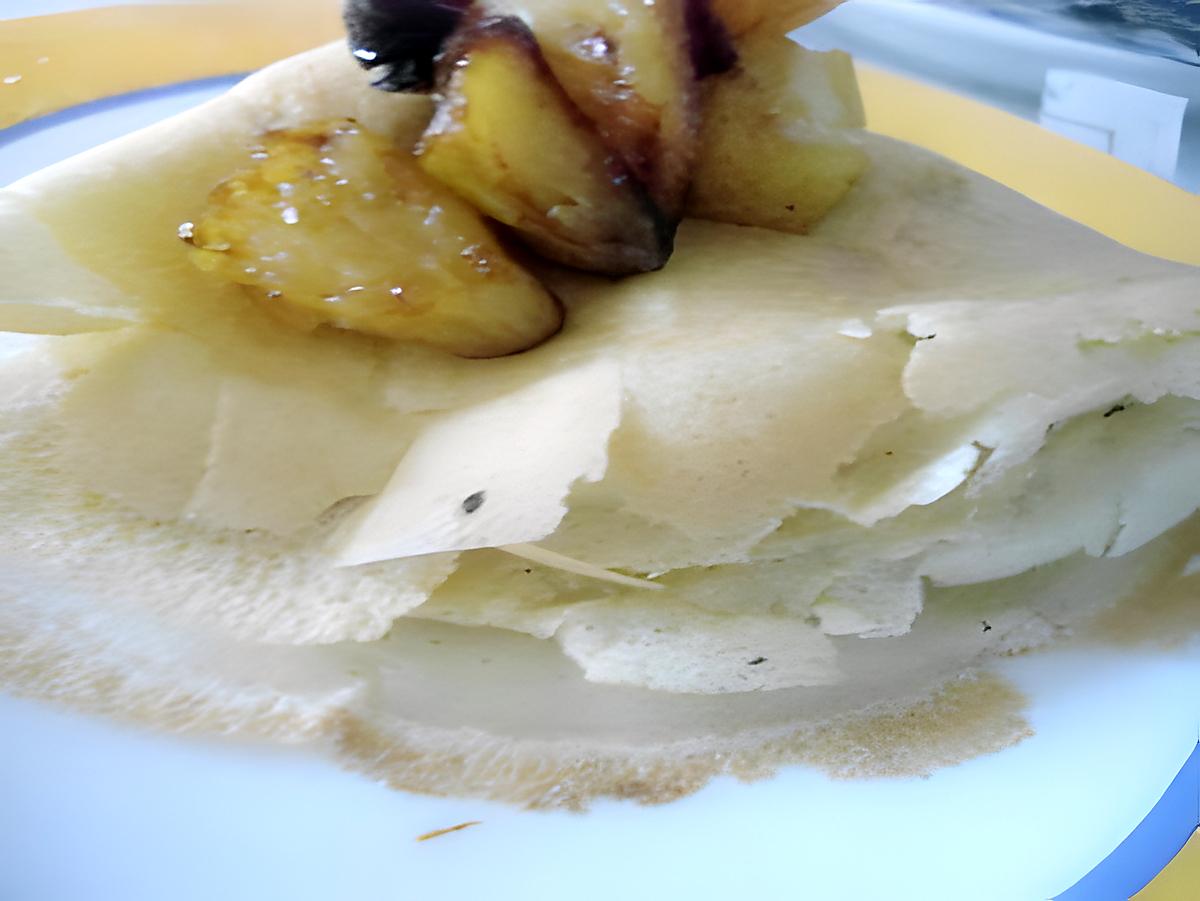 recette Crêpes pommes pruneaux