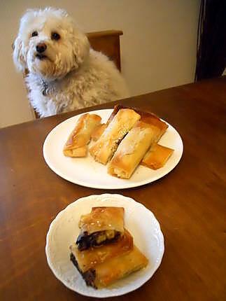 recette NEMS A LA BANANE ET CHOCOLAT