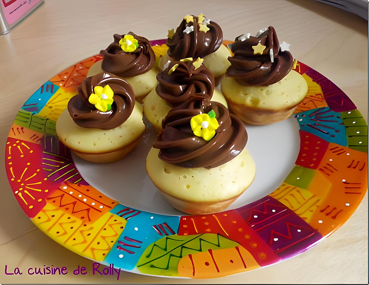 recette Cupcakes au chocolat blanc et philadelphia