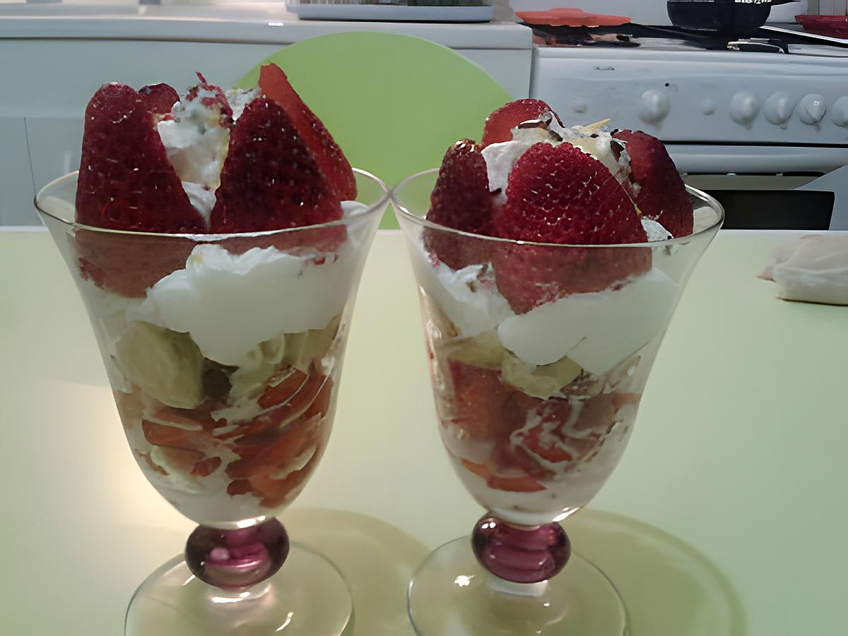 recette petit delice fraises banane