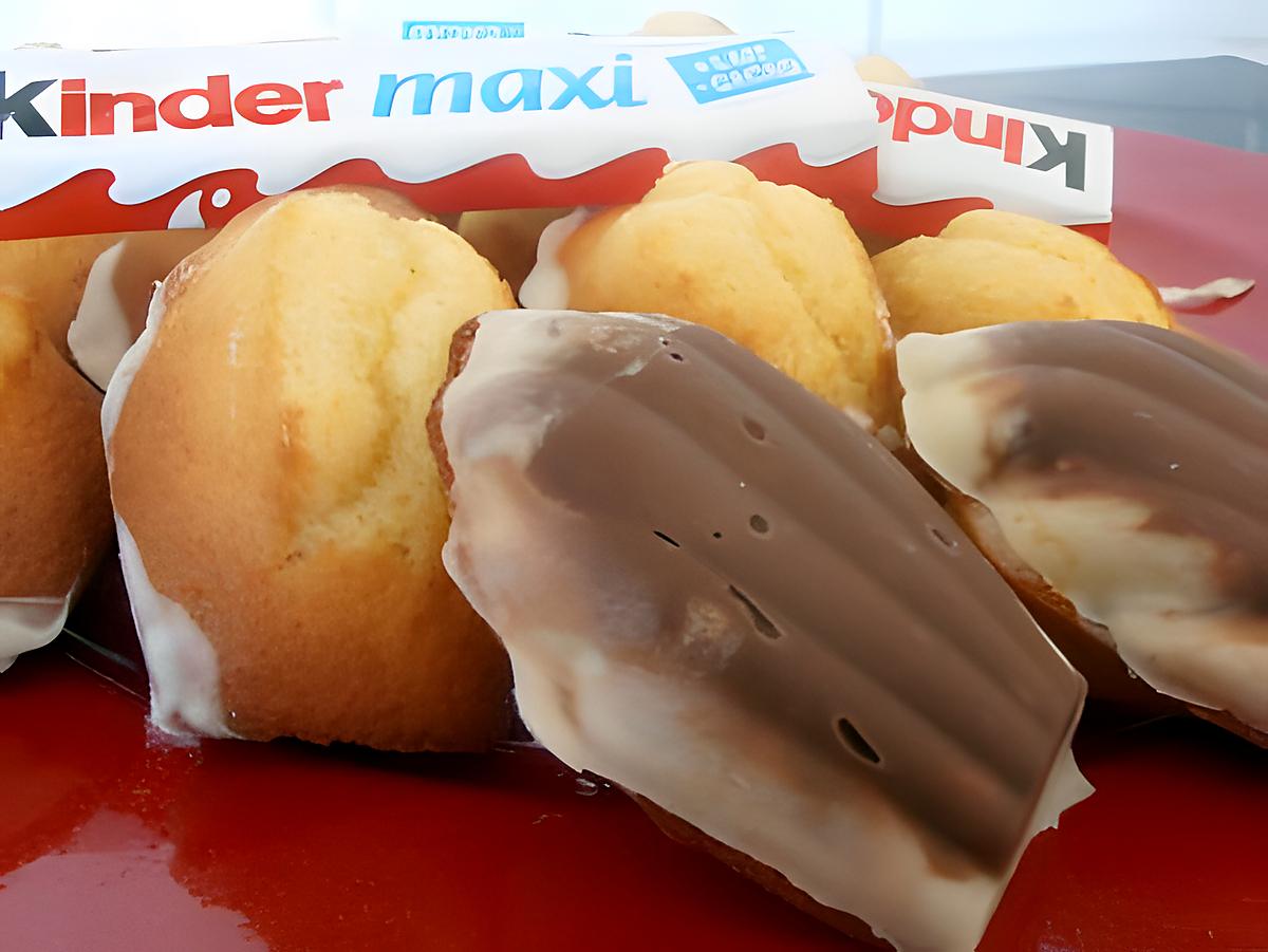 recette madeleines au kinder