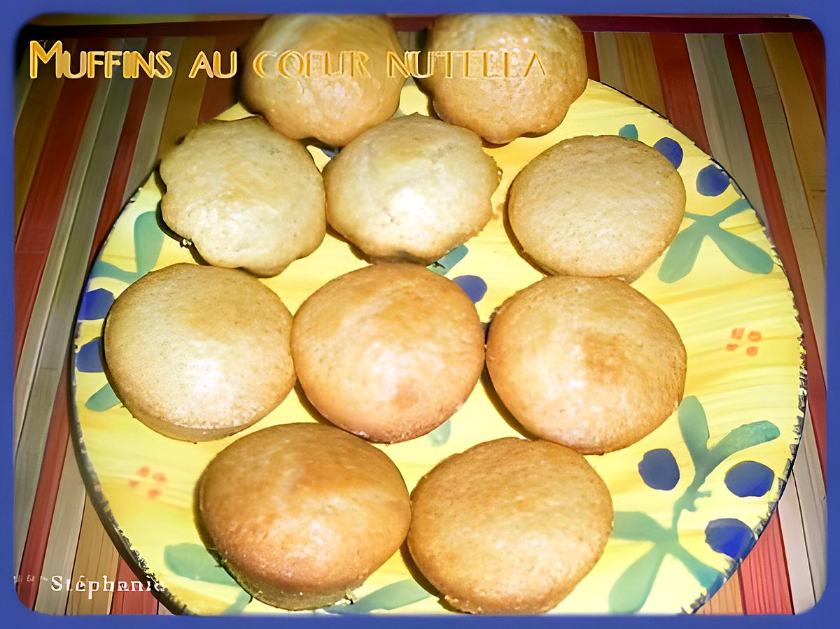 recette Muffins au coeur nutella