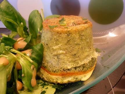 recette petits soufflés aux feuilles de blettes et chavroux