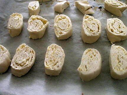 recette " Feuilletés au fromage pour Apéro....."