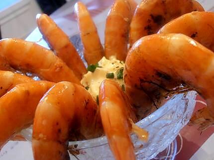 recette bouquet de gambas mayonnaise