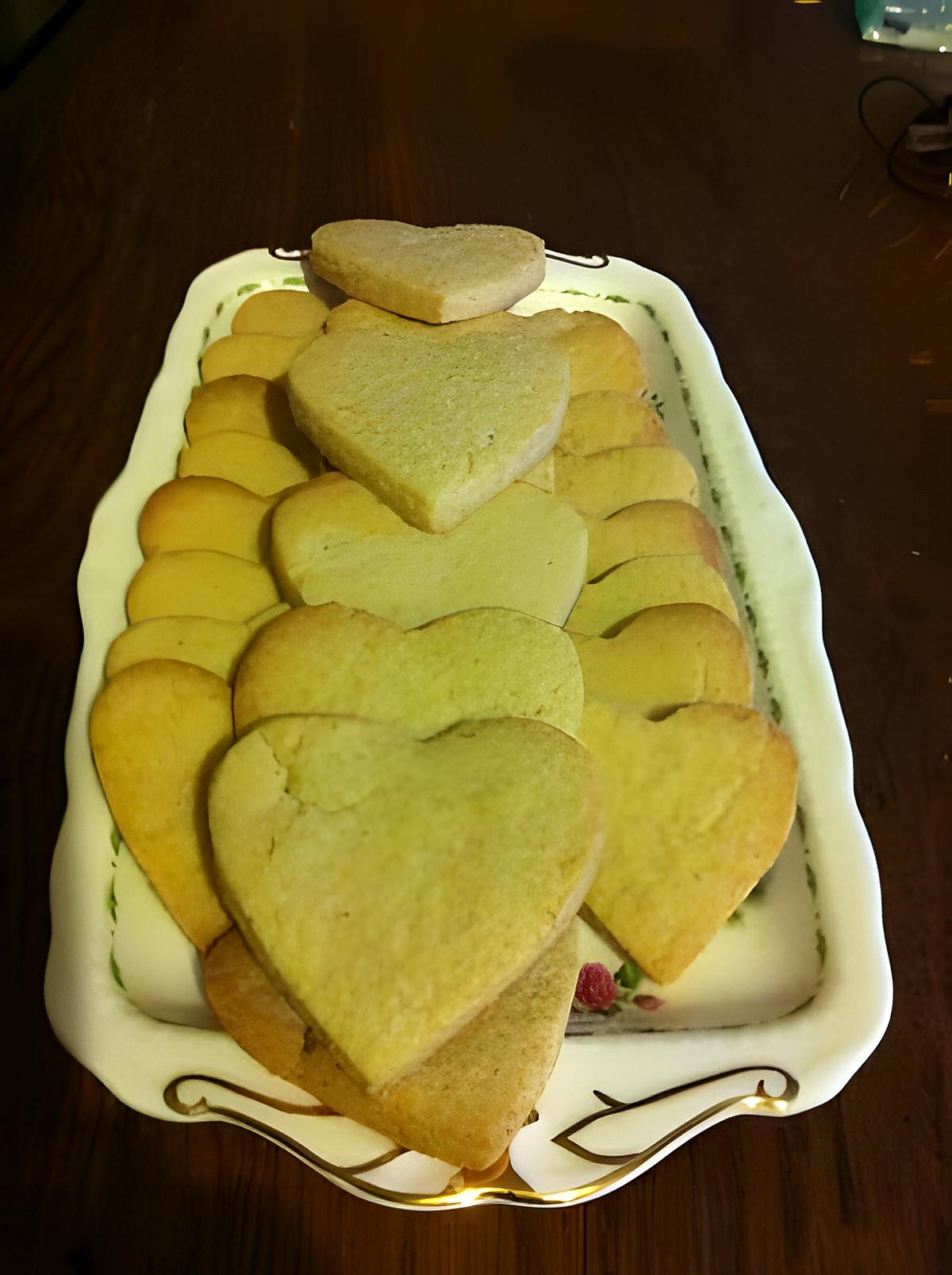 recette Sablés en coeur (Vahiné)