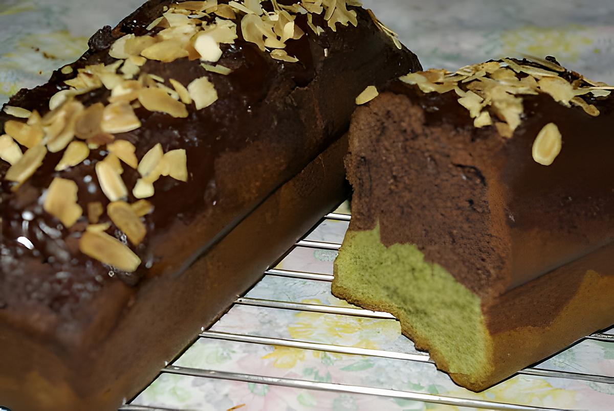 recette Cake chocolat thé matcha