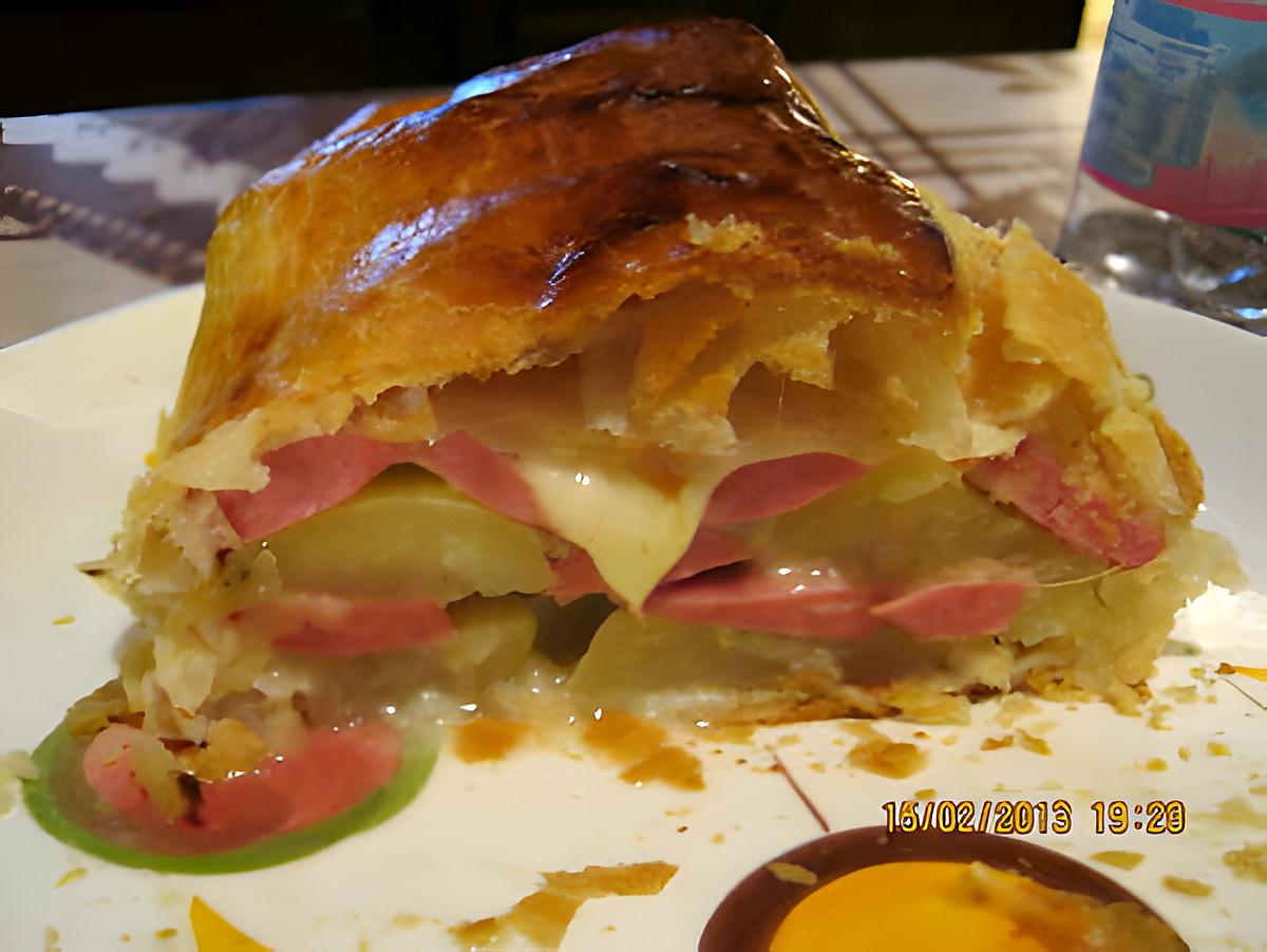 recette Feuilleté rustique