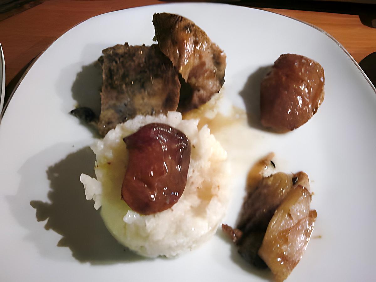 recette FILET MIGNON DE PORC AUX POMMES