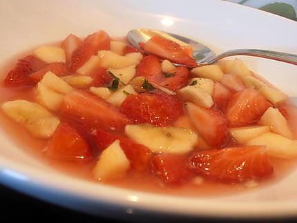 recette soupe de fruits