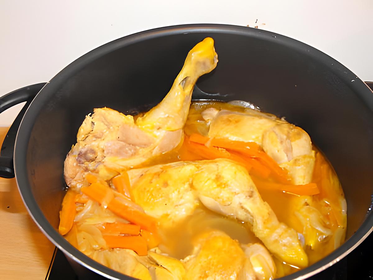 recette poulet aux carottes