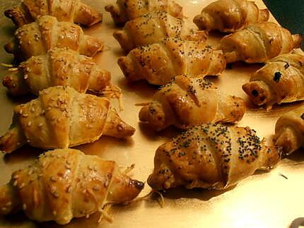 recette chaud chaud les croissants pour l'apéro !!!!