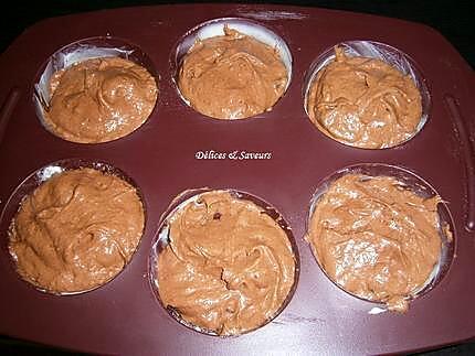 recette Muffins chocolat noir & cranberries