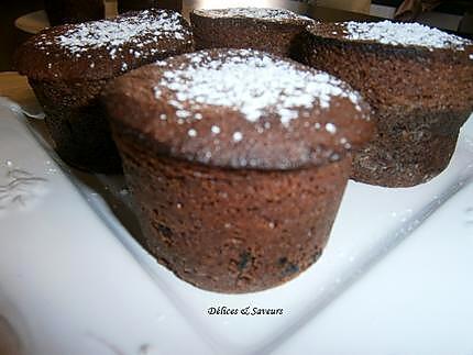 recette Muffins chocolat noir & cranberries