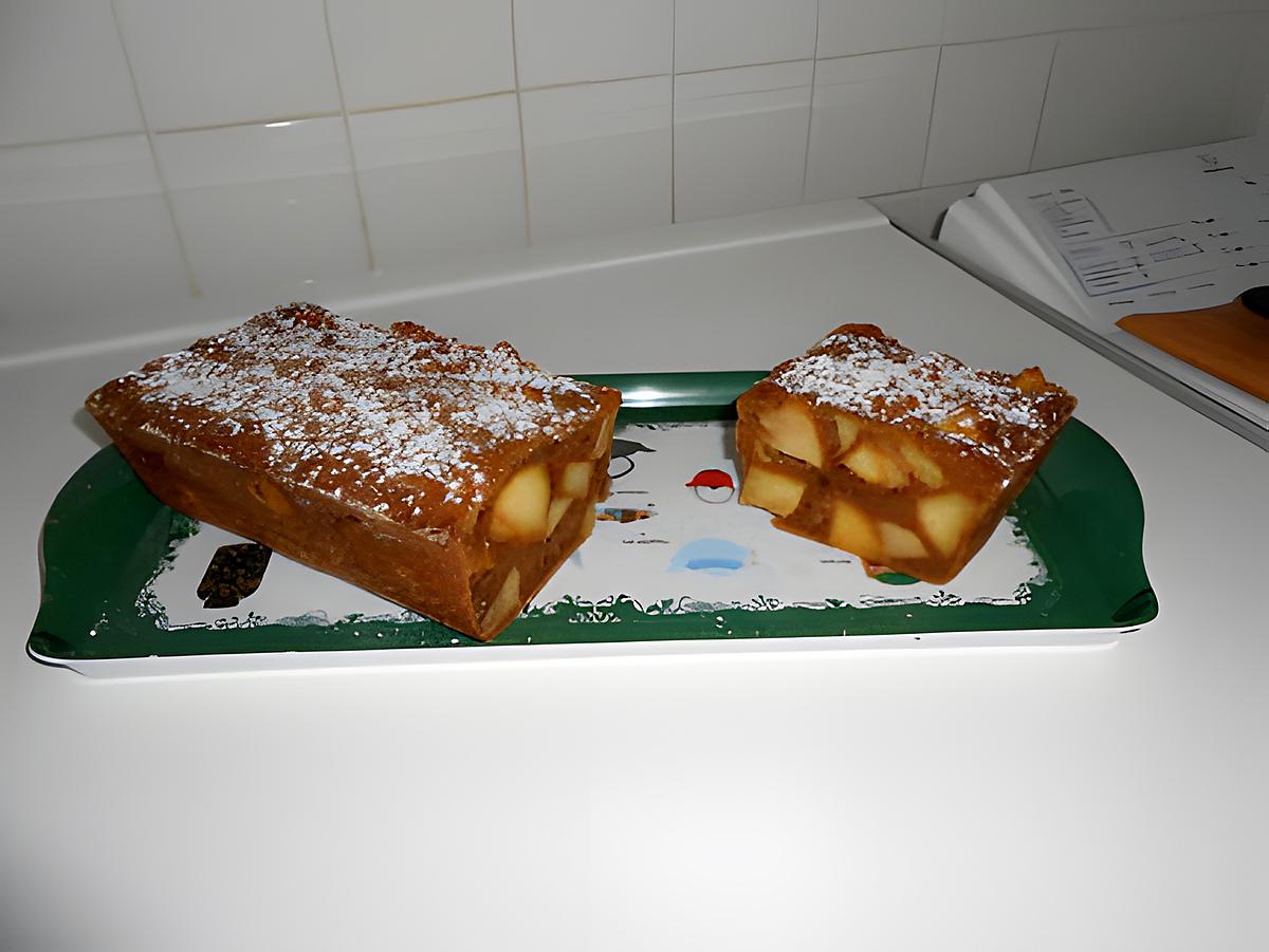 recette Gâteau moelleux aux spéculos et aux pommes.