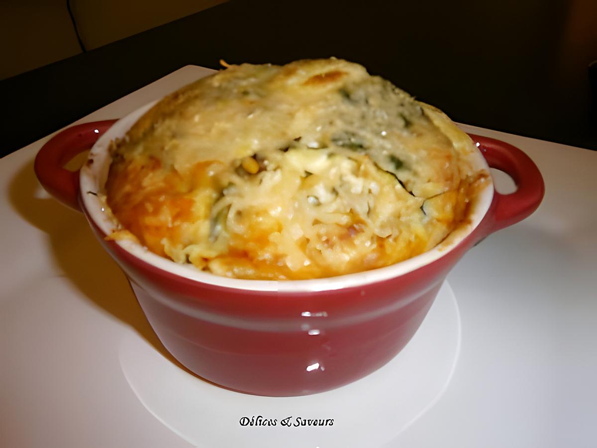 recette Flans de courgettes aux herbes