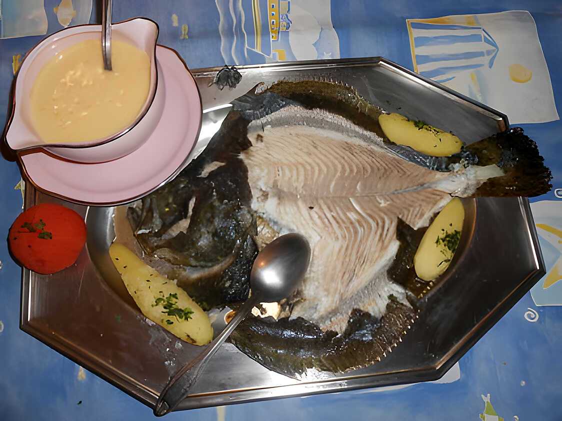 Recette de Turbot au four avec son beurre blanc