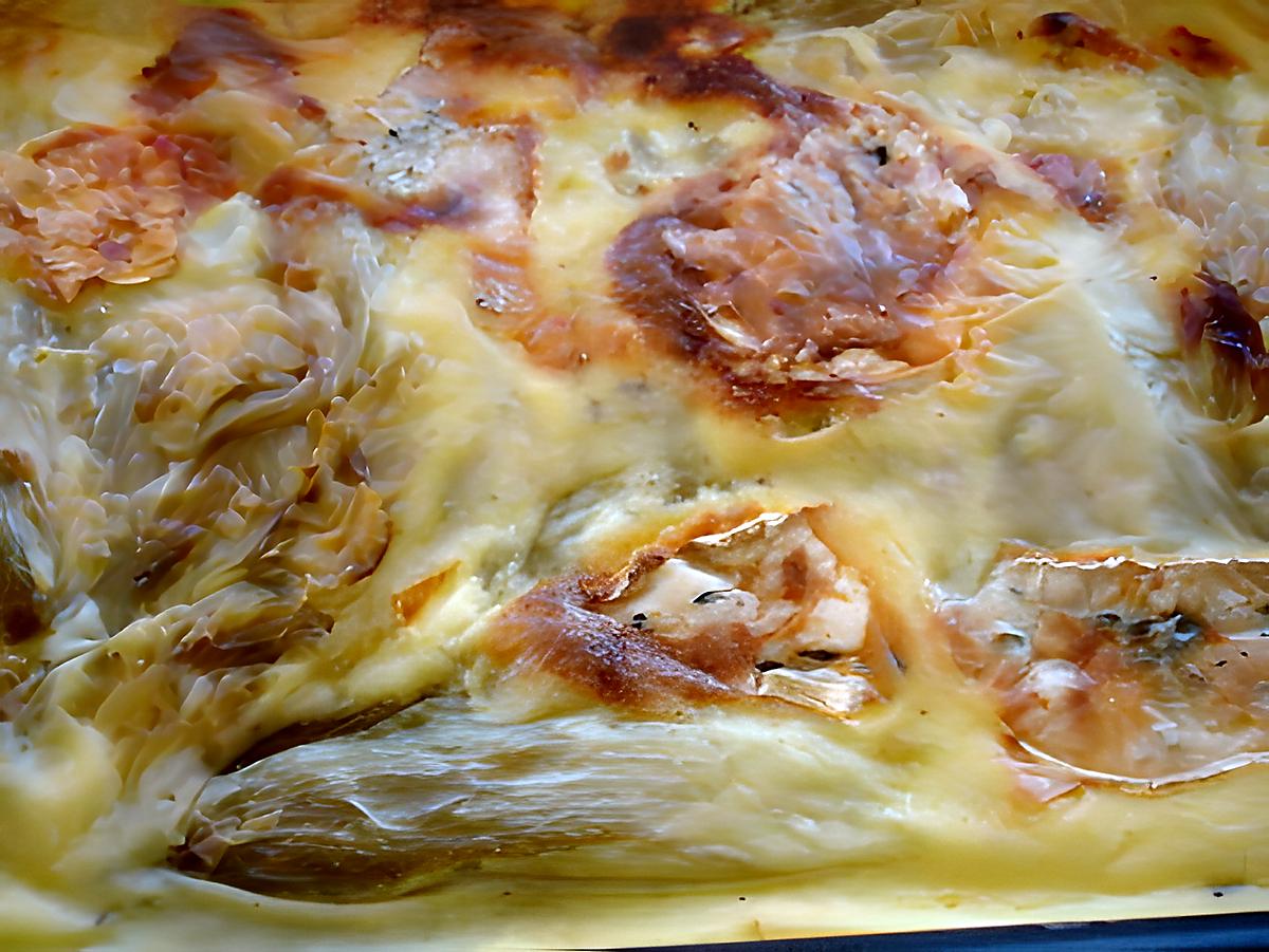 recette gratin d 'endive au bresse bleu