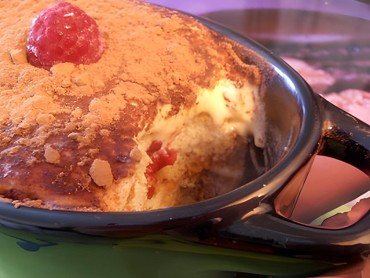 recette petit tiramisu aux framboises