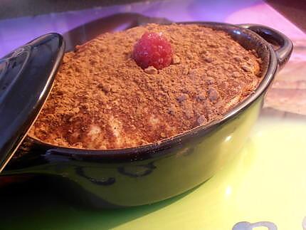 recette petit tiramisu aux framboises