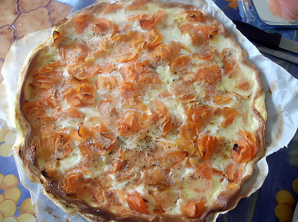 recette Quiche carotte-ricotta