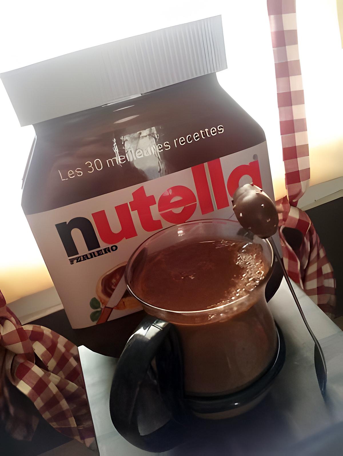 recette Nutella chaud