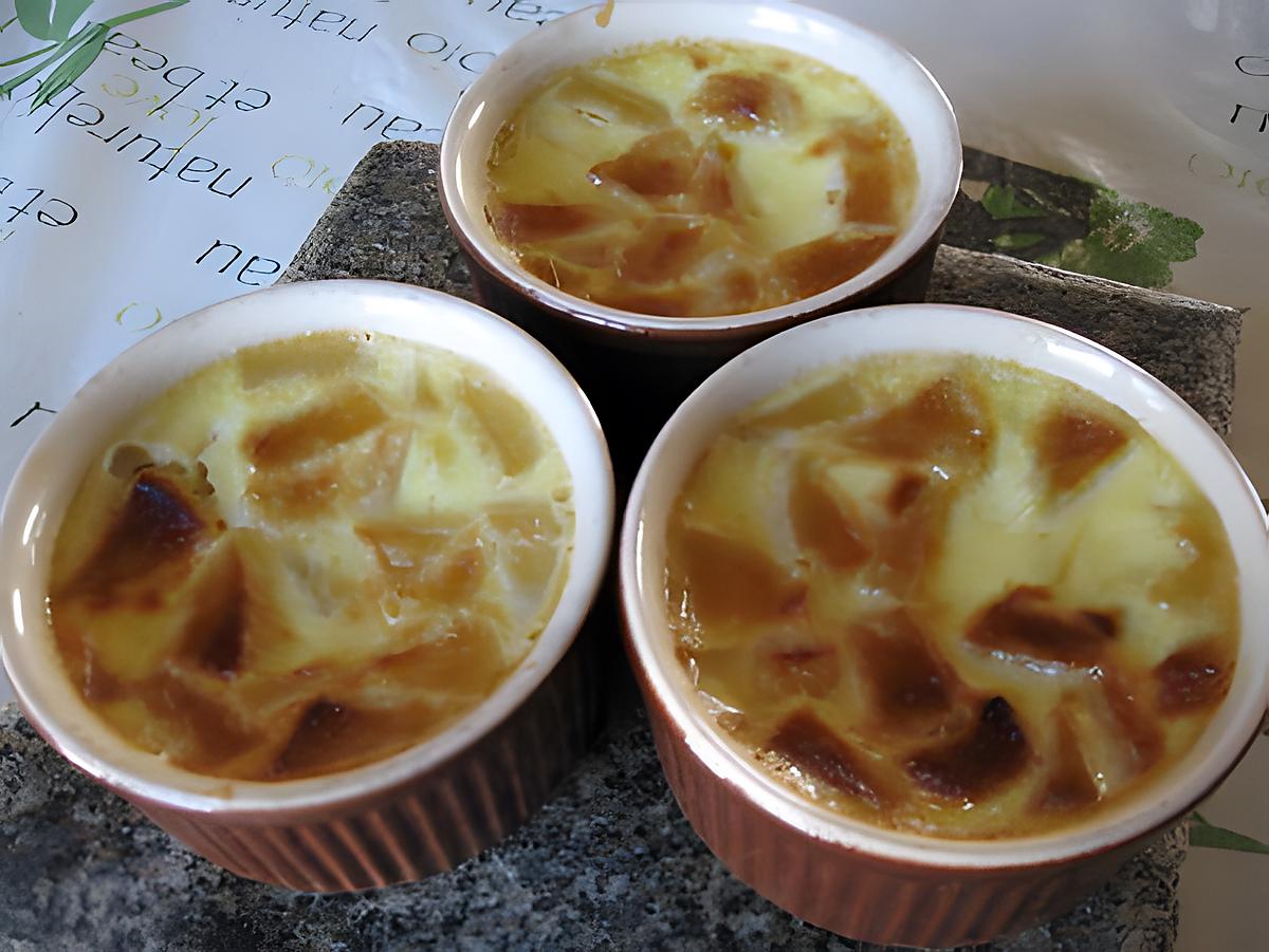 recette Crème aux pommes caramélisées