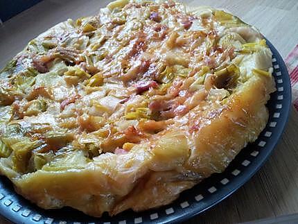 recette Tatin de poireaux